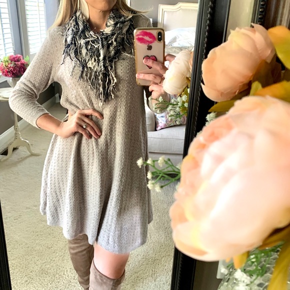 American Eagle Outfitters Dresses & Skirts - AMERICAN EAGLE | Neutral Knit Sweater Dress